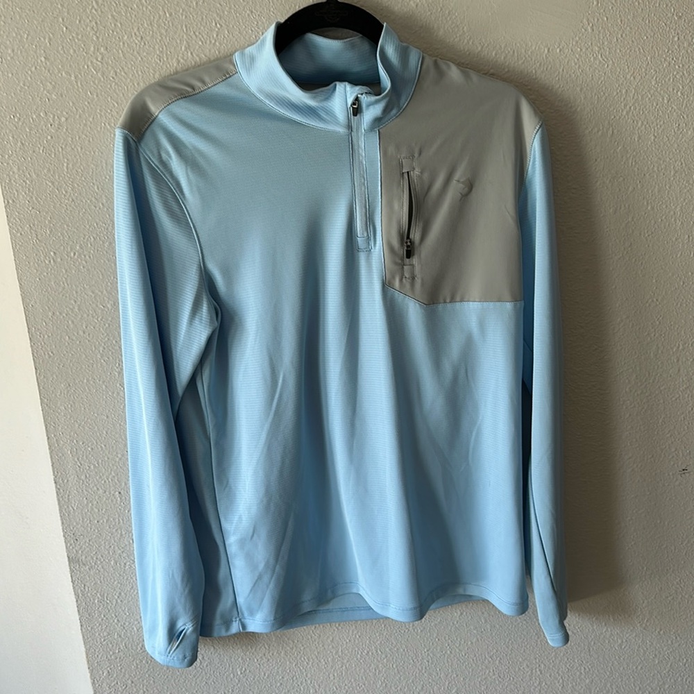 Light blue reel legends shirt